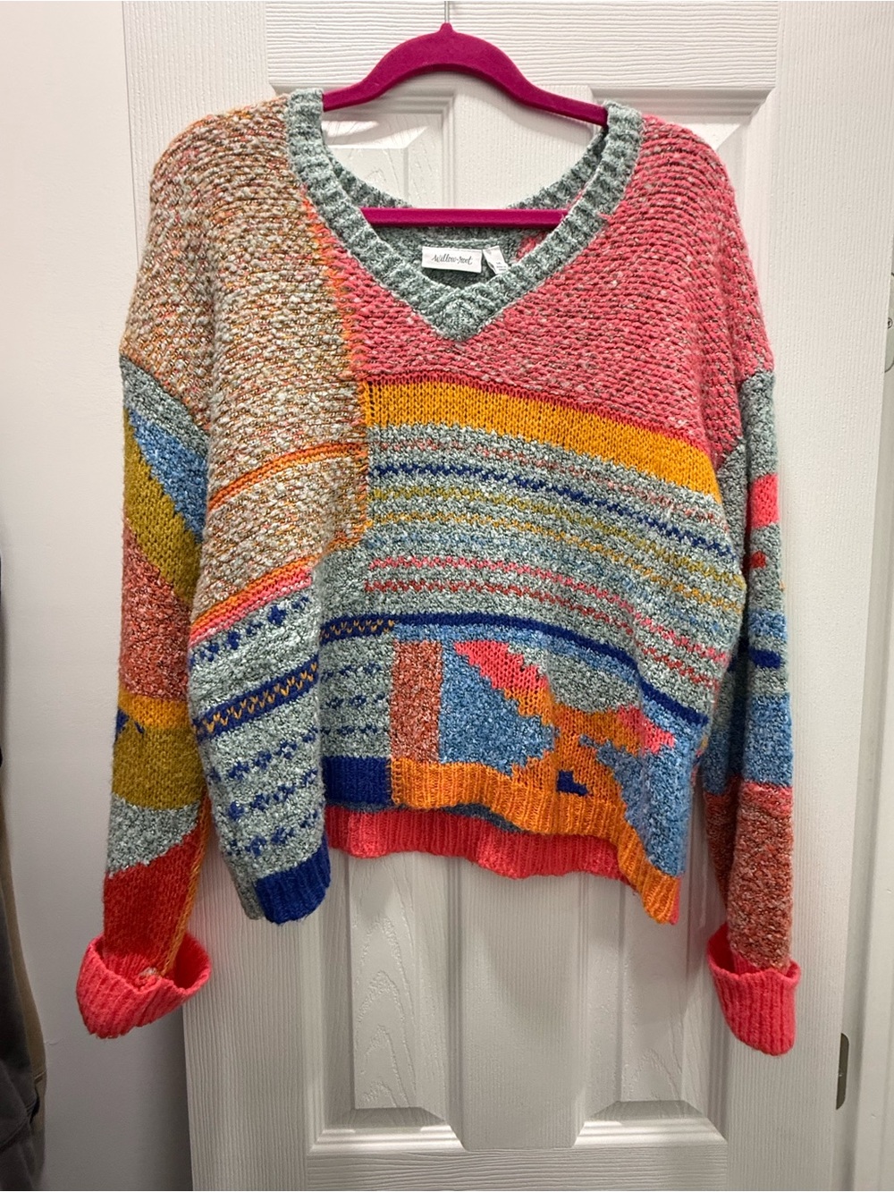 Willow & Root Mixed Yarn Sweater-Multi